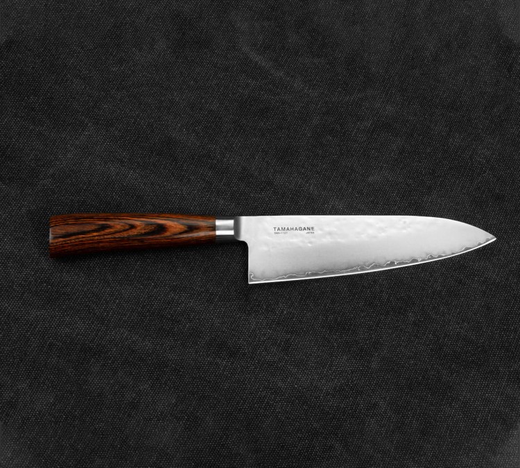 Tamahagane Tsubame Brown Nóż Szefa Kuchni 15cm