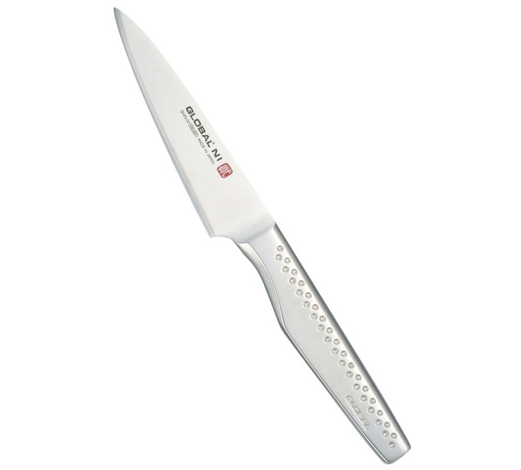 Global NI Japoński Ostry Nóż Kuchenny Uniwersalny 56-58 HRC 11cm GNFS-02