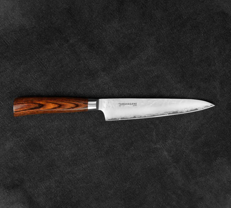 Tamahagane Tsubame Brown Nóż Uniwersalny 15cm