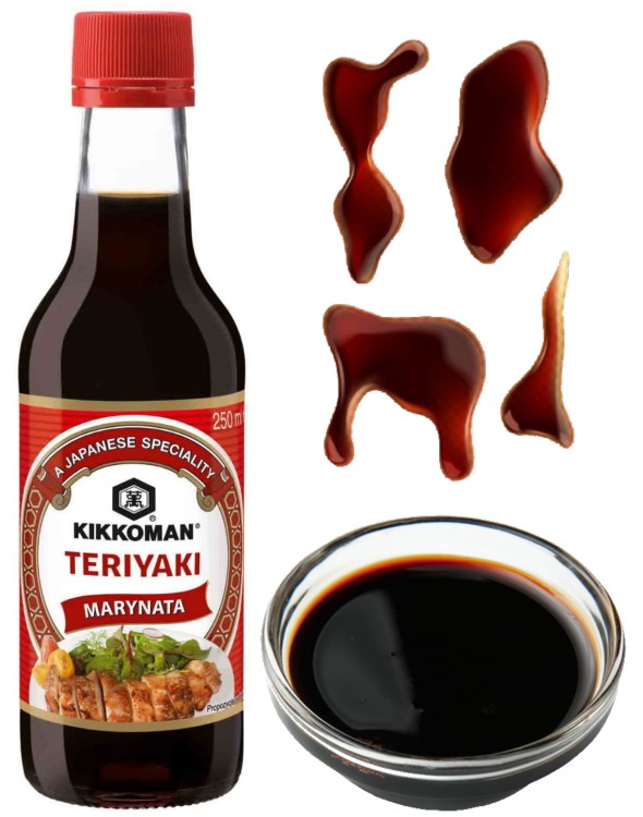 Japoński Sos Sojowy Marynata Do Mięsa Teriyaki Na Grilla 250ml KIKKOMAN