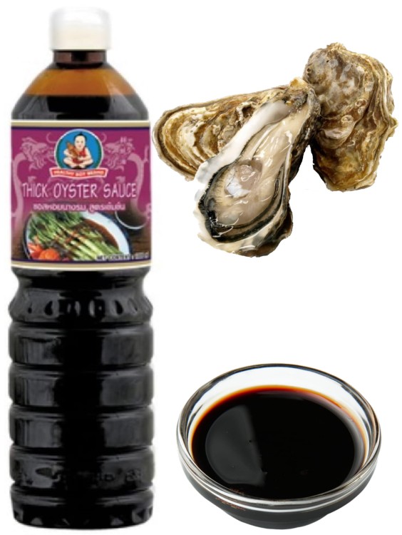 Sos Ostrygowy Gęsty Oryginalny Tajski Smak 1 Litr 1000ml HEALTHY BOY BRAND