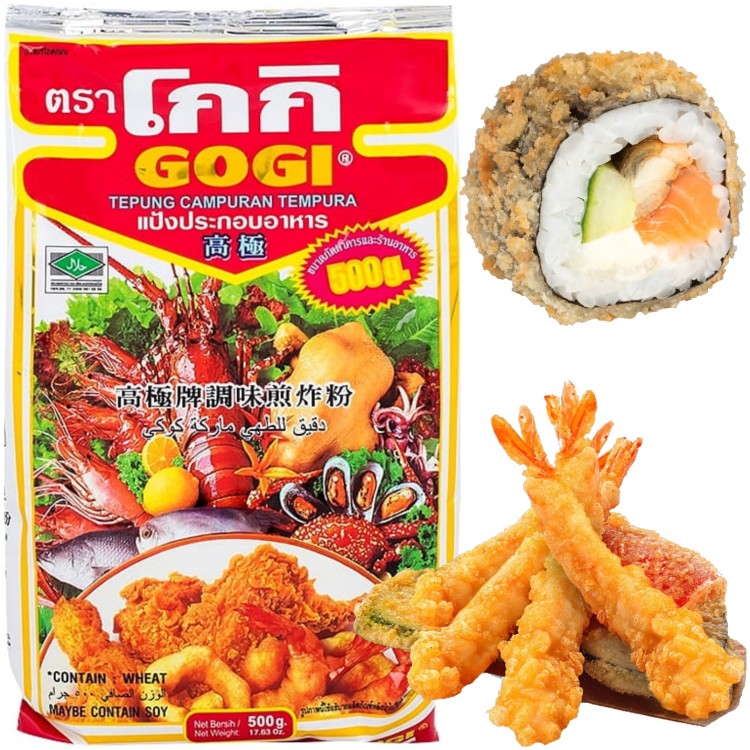 Chrupiąca Panierka Mąka Do Krewetek i Warzyw Tempura 500g GOGI