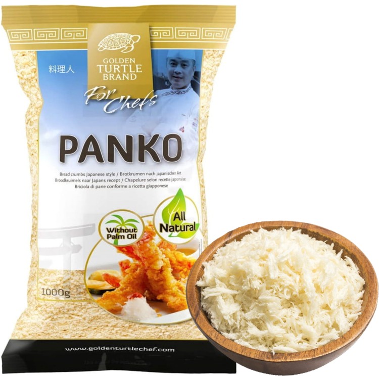 Chrupiąca Panierka Panko Do Mięsa i Krewetek Japońska Bułka Tarta 1kg 1000g GOLDEN TURTLE BRAND