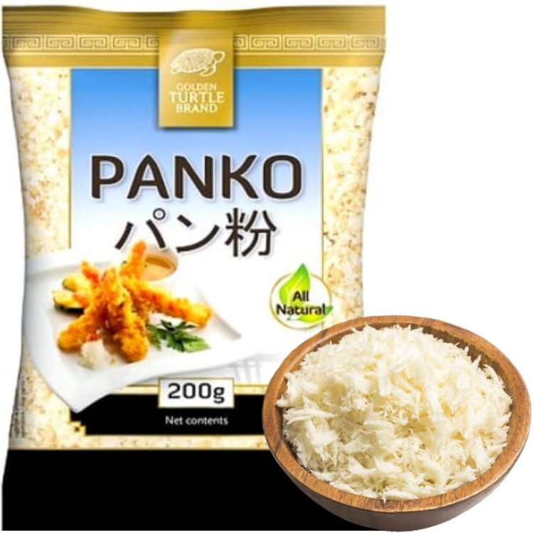 Chrupiąca Panierka Panko Do Mięsa i Krewetek Bułka Tarta Typu Japońskiego 200g GOLDEN TURTLE BRAND