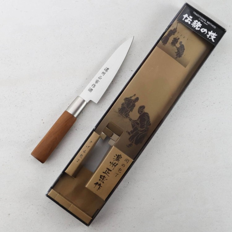 Satake Masamune Japoński Ostry Nóż Kuchenny Uniwersalny 56-58 HRC 12cm