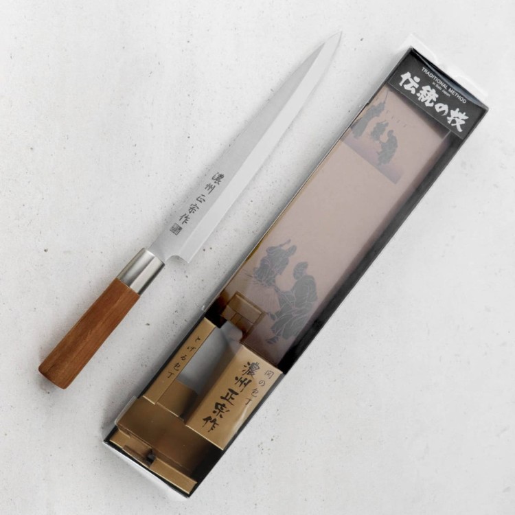 Satake Masamune Japoński Nóż Do Filetowania Yanagi-Sashimi Do Sushi 20,5cm
