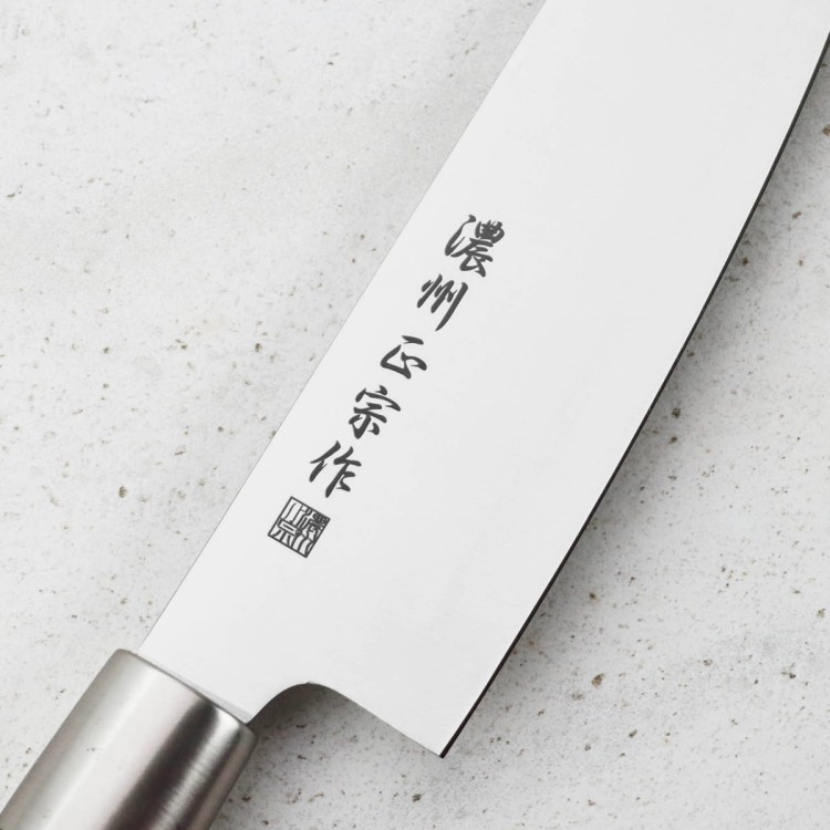 Satake Masamune Japoński Ostry Nóż Kuchenny Santoku Do Warzyw 17 cm