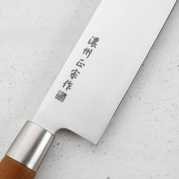 Satake Masamune Japoński Ostry Nóż Kuchenny Nakiri Tasak Do Siekania 16cm