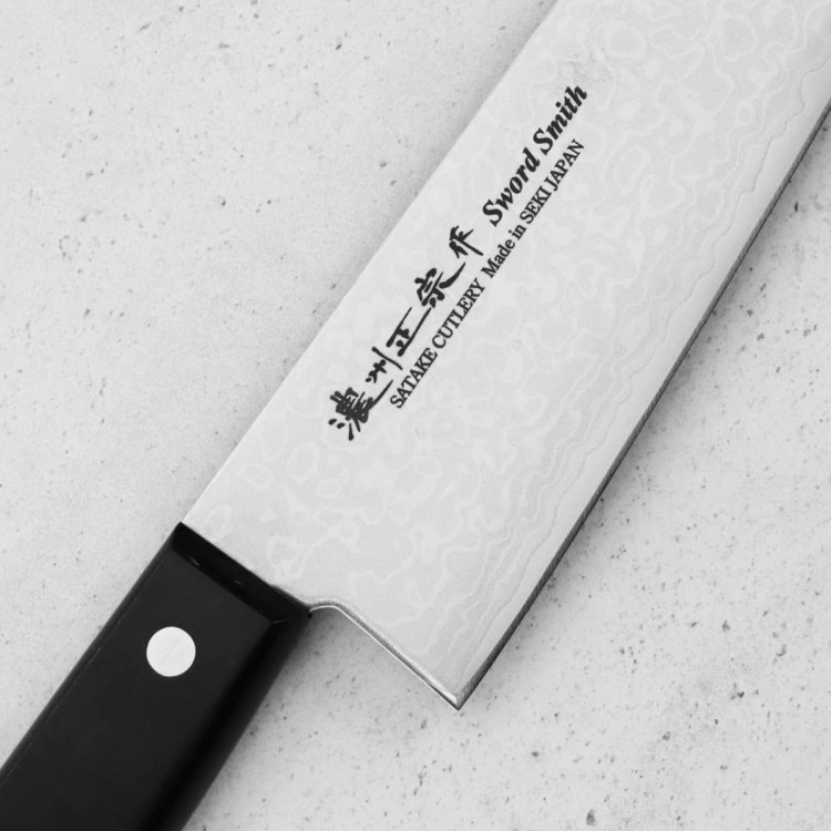 Satake Unique VG-10 Damascus Japoński Nóż Kuchenny Szefa Kuchni 60 HRC 20cm