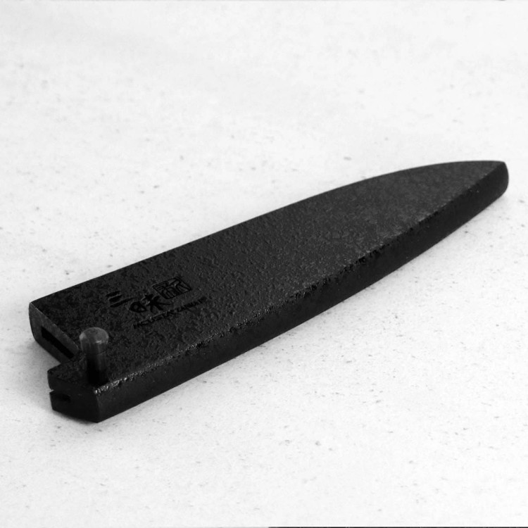 Drewniana Saya Black Ochraniacz Na Nóż Do Obierania 9 cm