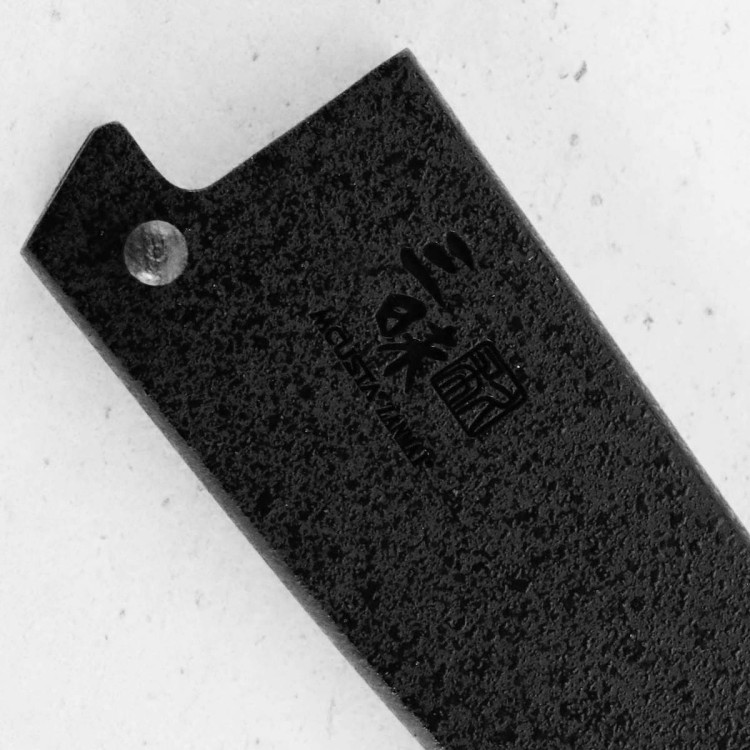 Mcusta Zanmai Japońska Drewniana Saya Black Ochraniacz Na Nóż Uniwersalny 11cm