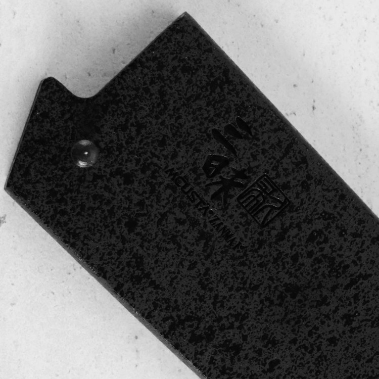 Mcusta Zanmai Japońska Drewniana Saya Black Ochraniacz Na Nóż Szefa Kuchni 18cm