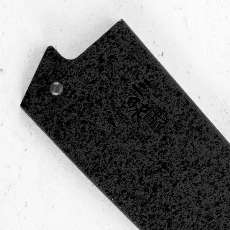 Mcusta Zanmai Japońska Drewniana Saya Black Ochraniacz Na Nóż Szefa Kuchni 21cm