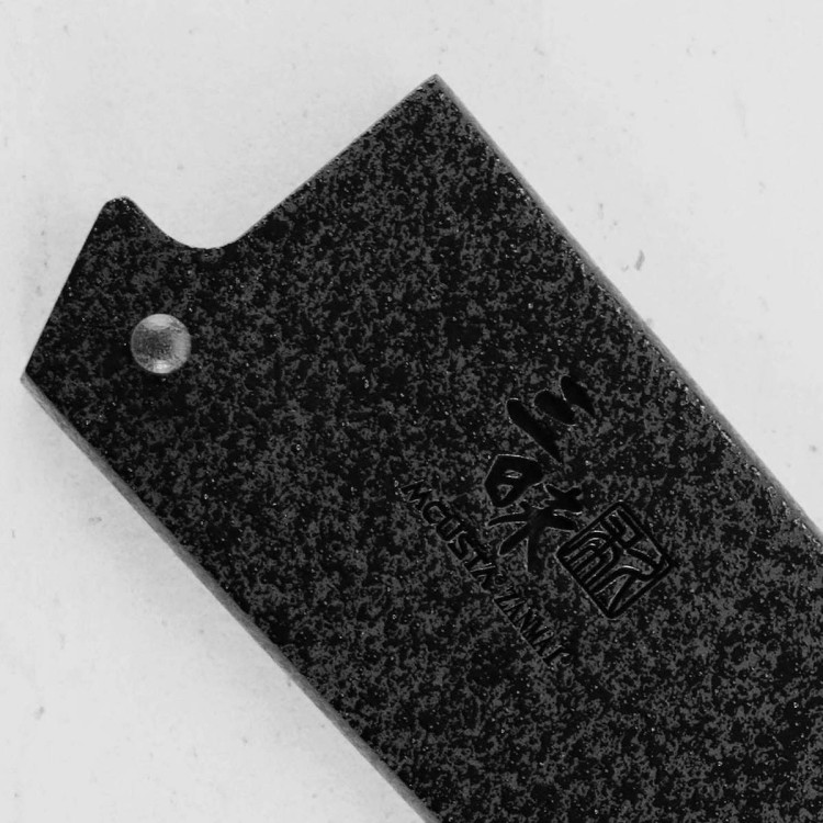 Mcusta Zanmai Japońska Drewniana Saya Black Ochraniacz Na Nóż Sujihiki 24cm
