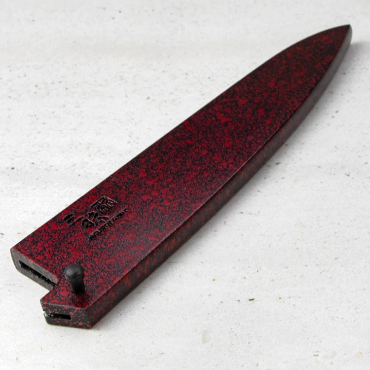 Mcusta Zanmai Japoński Drewniany Pokrowiec Saya Na Nóż Szefa Kuchni 24cm