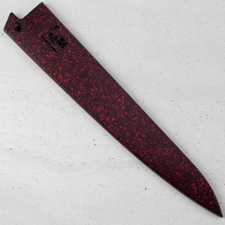 Mcusta Zanmai Japoński Drewniany Pokrowiec Saya Na Nóż Sujihiki 24cm