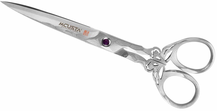 Mcusta Butterfly Damascus VG-10 Japońskie Ostre Nożyczki Kuchenne DDB-170D