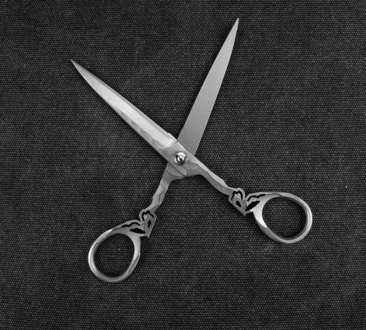 Mcusta Butterfly Damascus VG-10 Japońskie Ostre Nożyczki Kuchenne DDB-170D