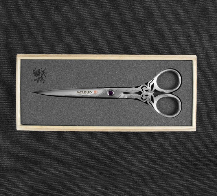 Mcusta Butterfly Damascus VG-10 Japońskie Ostre Nożyczki Kuchenne DDB-170D