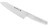 Global NI Japoński Stalowy Ostry Nóż Kuchenny Santoku Do Warzyw 18cm GN-007