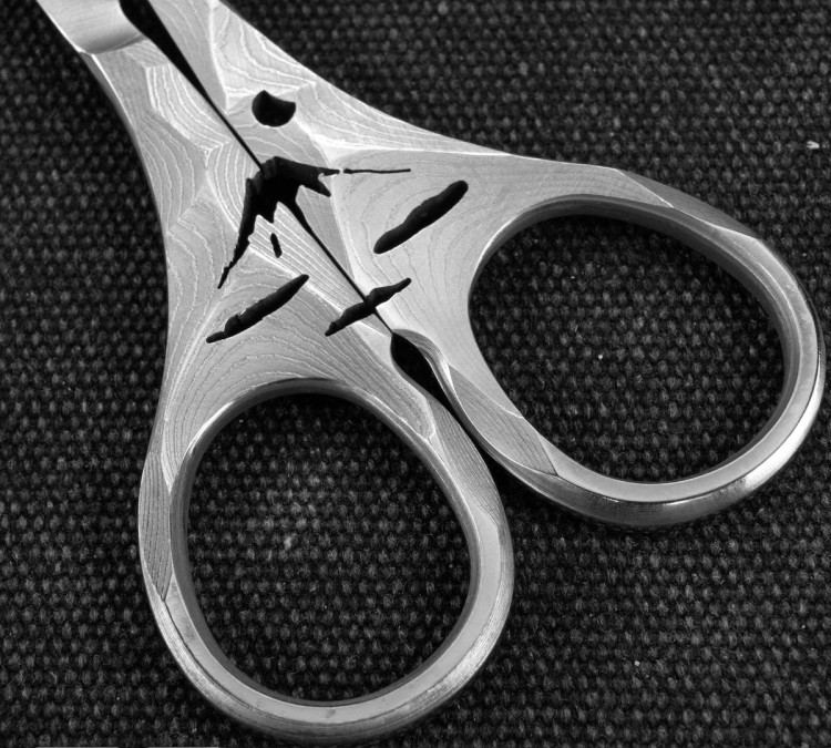 Mcusta Fuji Damascus VG-10 Japońskie Ostre Nożyczki Kuchenne DDF-170D