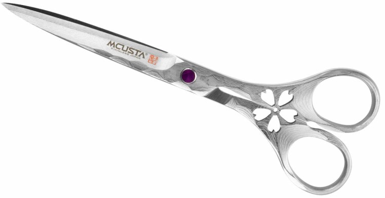 Mcusta Sakura Damascus VG-10 Japońskie Ostre Nożyczki Kuchenne DDS-170D