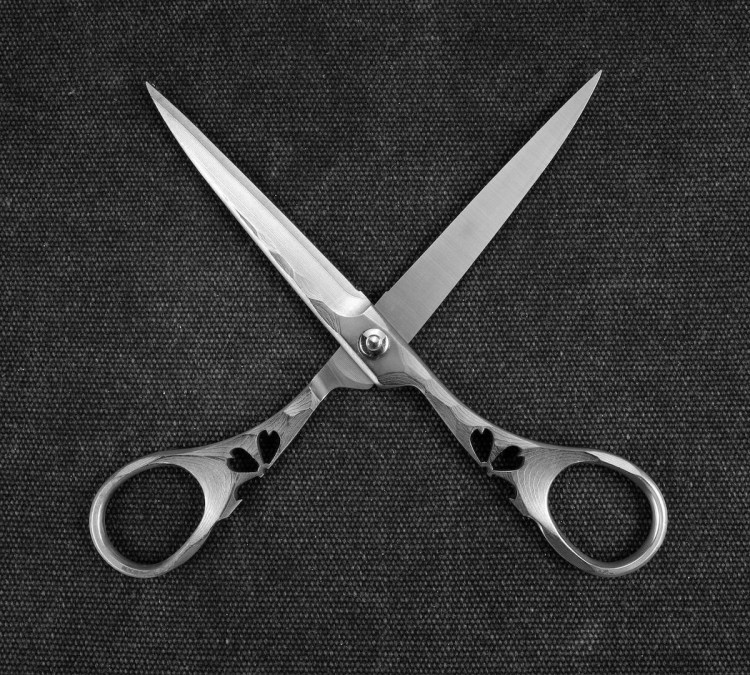 Mcusta Sakura Damascus VG-10 Japońskie Ostre Nożyczki Kuchenne DDS-170D