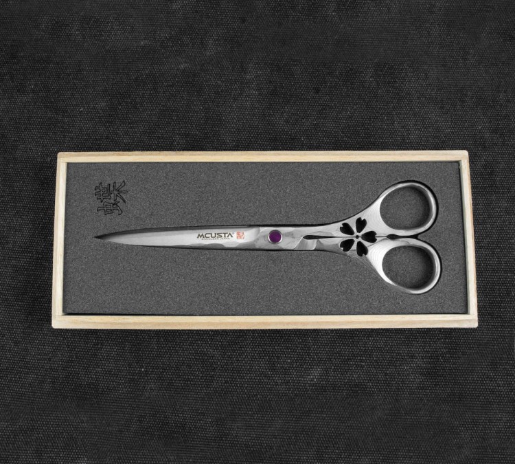 Mcusta Sakura Damascus VG-10 Japońskie Ostre Nożyczki Kuchenne DDS-170D
