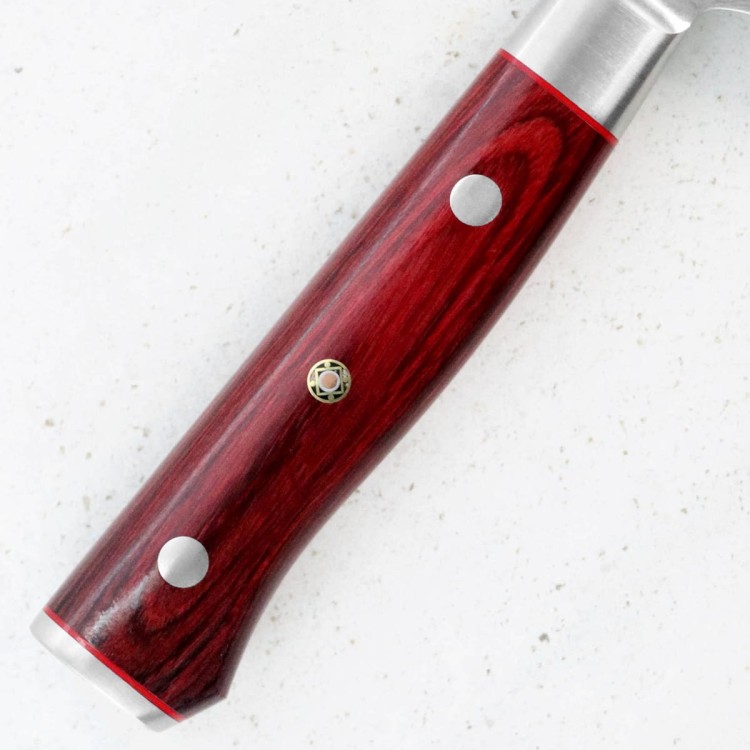 Mcusta Zanmai VG-10 Pro Flame Japoński Nóż Tasak Nakiri Do Siekania 16,5cm