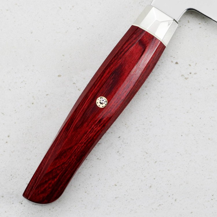 Mcusta Zanmai Red Revolution SPG2 Japoński Nóż Ko-Santoku Do Warzyw 15cm
