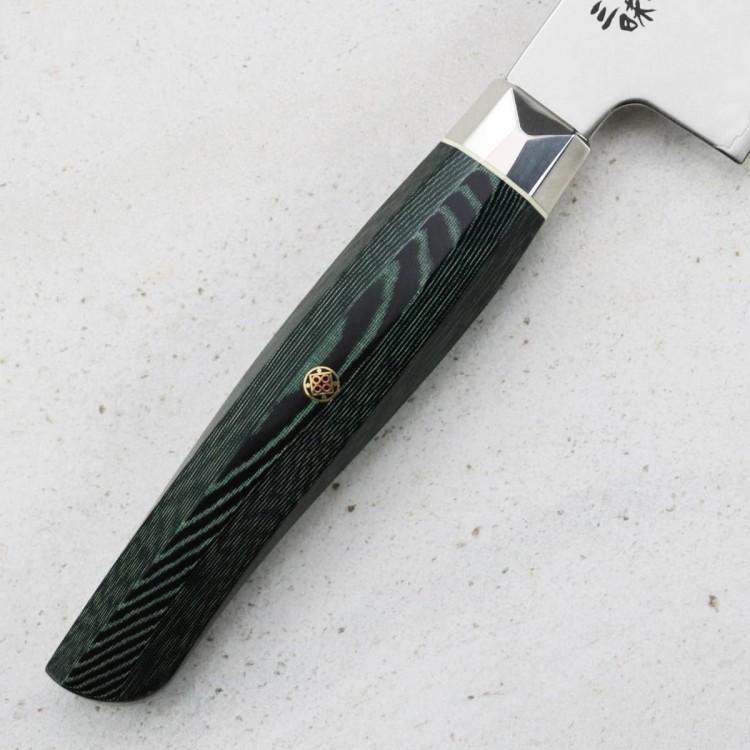 Mcusta Zanmai Green Revolution SPG2 Japoński Nóż Ko-Santoku Do Warzyw 15cm