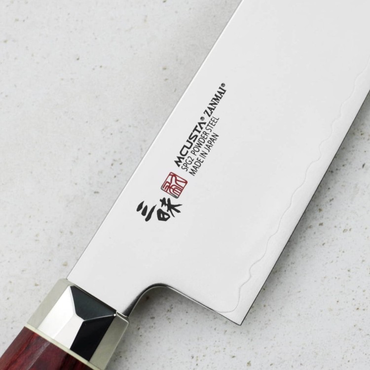Mcusta Zanmai Red Revolution SPG2 Japoński Nóż Kuchenny Szefa Kuchni 21cm