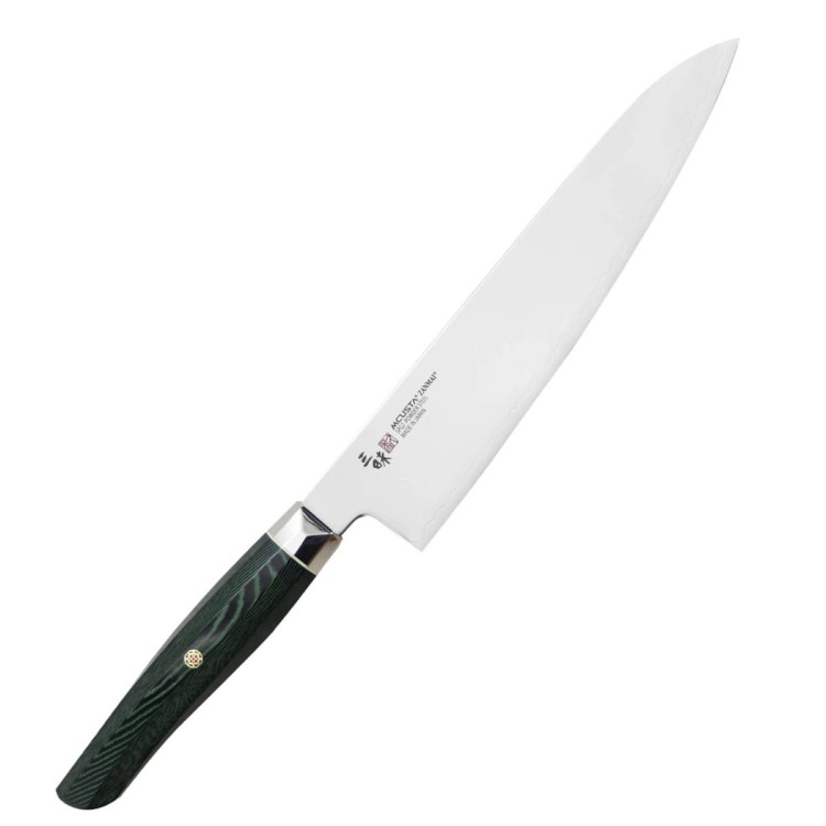 Mcusta Zanmai Green Revolution SPG2 Japoński Nóż Gyuto Szefa Kuchni 21cm