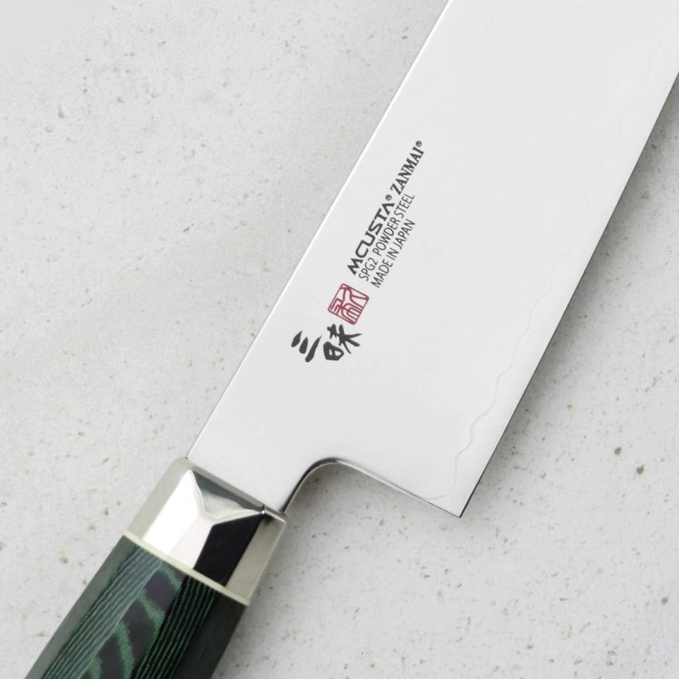 Mcusta Zanmai Green Revolution SPG2 Japoński Nóż Gyuto Szefa Kuchni 21cm