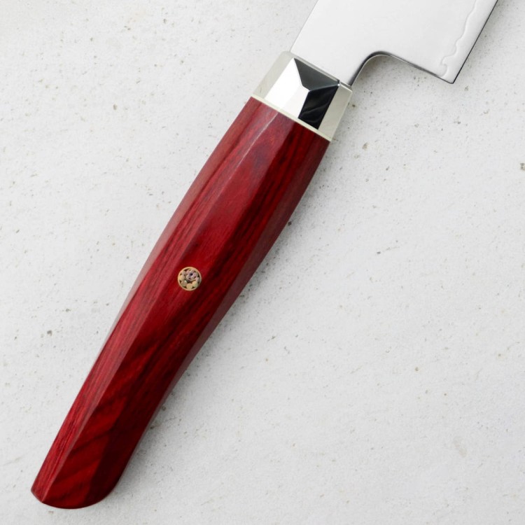 Mcusta Zanmai Red Revolution SPG2 Japoński Nóż Kucheny Kiritsuke Gyuto 23cm