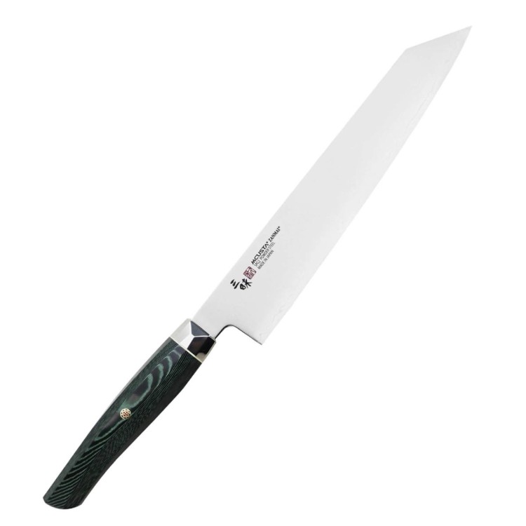 Mcusta Zanmai Green Revolution SPG2 Japoński Ostry Nóż Kiritsuke Gyuto 23cm