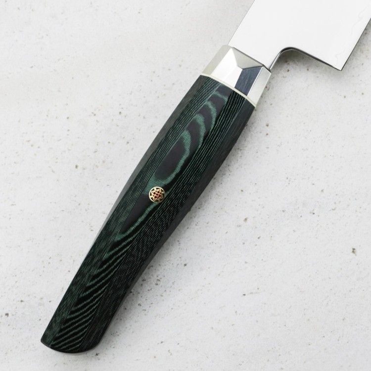 Mcusta Zanmai Green Revolution SPG2 Japoński Ostry Nóż Kiritsuke Gyuto 23cm