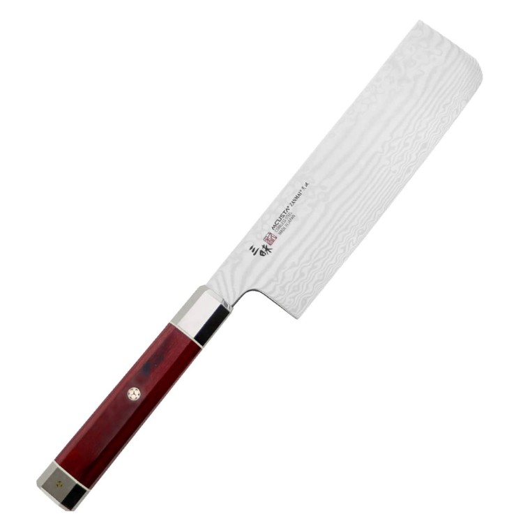 Mcusta Zanmai VG-10 Ultimate Aranami Japoński Nóż Tasak Nakiri 61HRC 16,5cm
