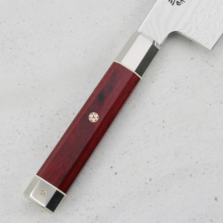 Mcusta Zanmai VG-10 Ultimate Aranami Japoński Nóż Tasak Nakiri 61HRC 16,5cm