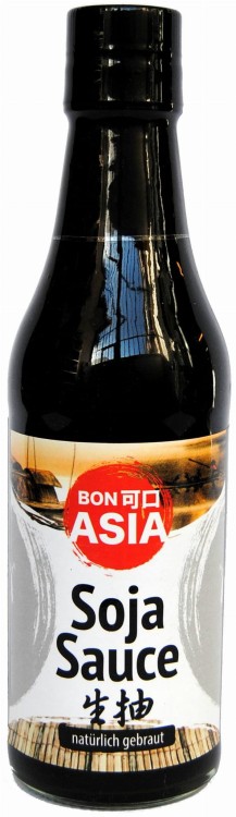 Chiński Sos Sojowy Jasny Intensywny Naturalnie Warzony 250m BON ASIA