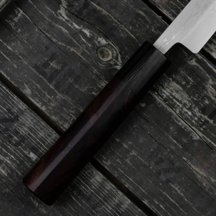 Hideo Kitaoka Shirogami Satin Nóż Matsuba 12cm