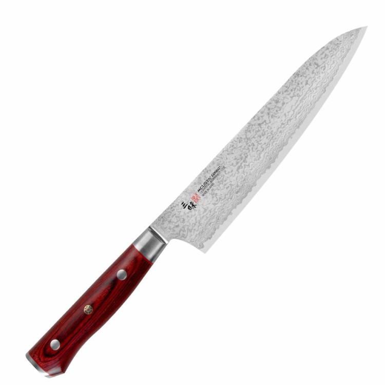Mcusta Zanmai VG-10 Pro Flame Japoński Nóż Kuchenny Szefa Kuchni 61HRC 24cm