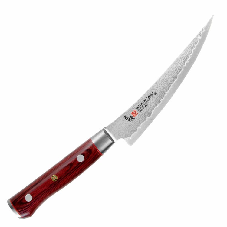 Mcusta Zanmai VG-10 Pro Flame Japoński Ostry Nóż Do Wykrawania Mięsa 16,5cm
