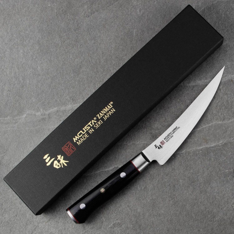 Mcusta Zanmai VG-10 Pro Zebra Japoński Nóż Do Wykrawania 16,5cm