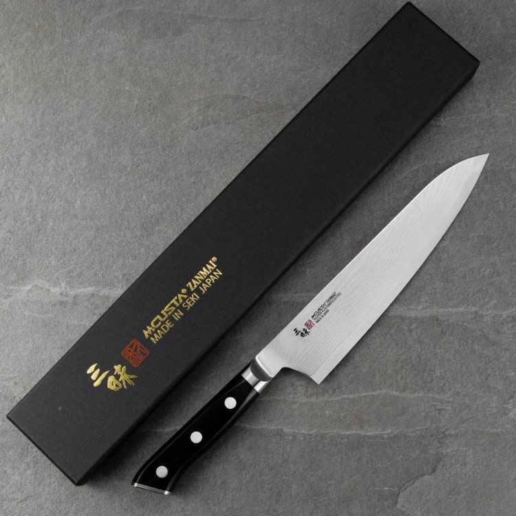 Mcusta Zanmai Classic Damascus VG-10 Pakka Japoński Nóż Szefa Kuchni 21cm