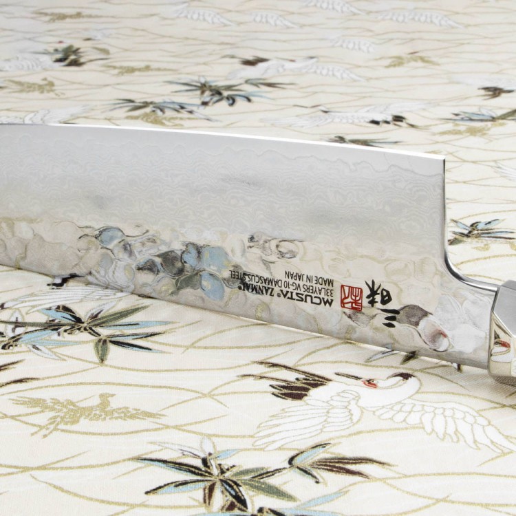 Mcusta Zanmai VG-10 Supreme Hammered Japoński Nóż Kucheny Szefa Kuchni 18cm