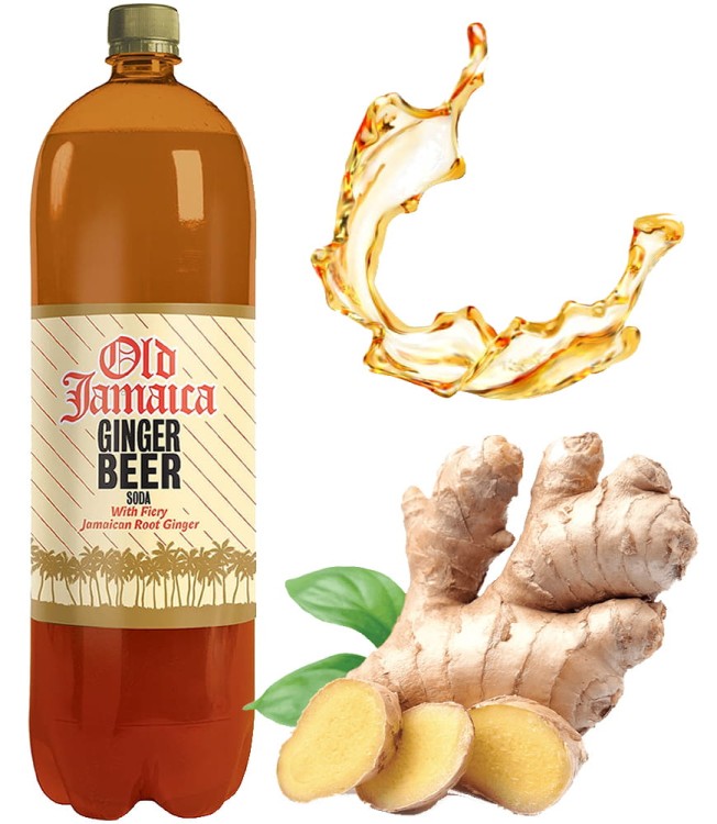 Napój Piwo Bezalkoholowe Imbirowe z Jamajki Ginger Beer 2000ml 2L OLD JAMAICA