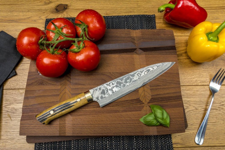 Takeshi Saji YBB Ręcznie Kuty VG-10 Japoński Nóż Szefa Kuchni 18cm