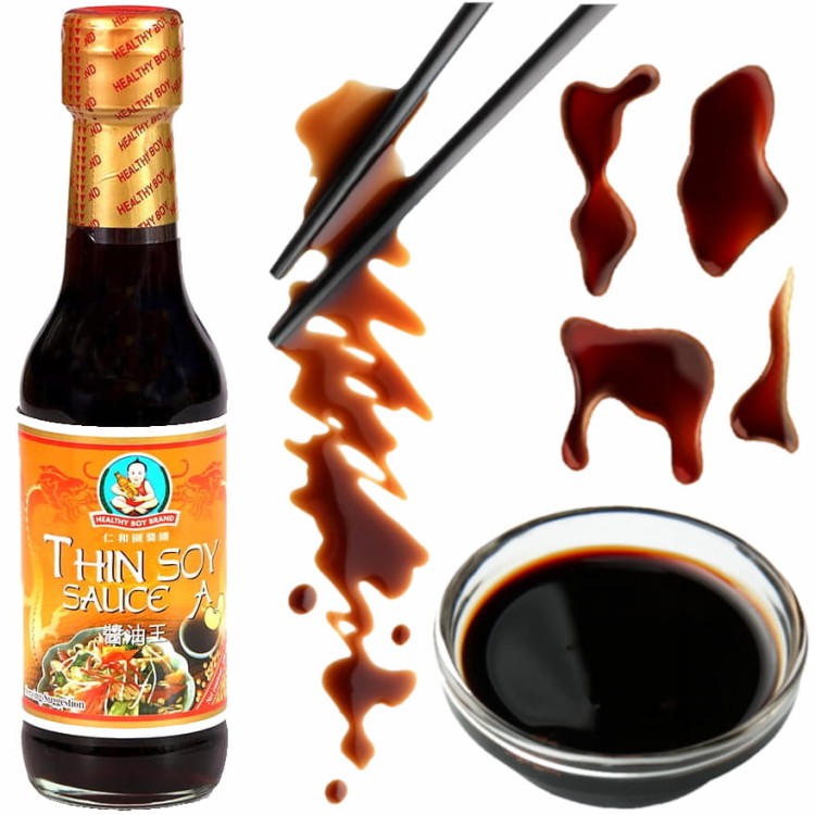 Tajski Sos Sojowy Jasny Do Potraw z Woka i Zupy 250ml HEALTHY BOY BRAND