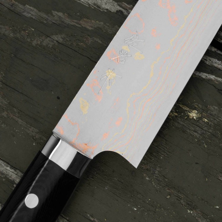 Takeshi Saji Blue Steel Ręcznie Kuty Japoński Nóż Szefa Kuchni 21cm